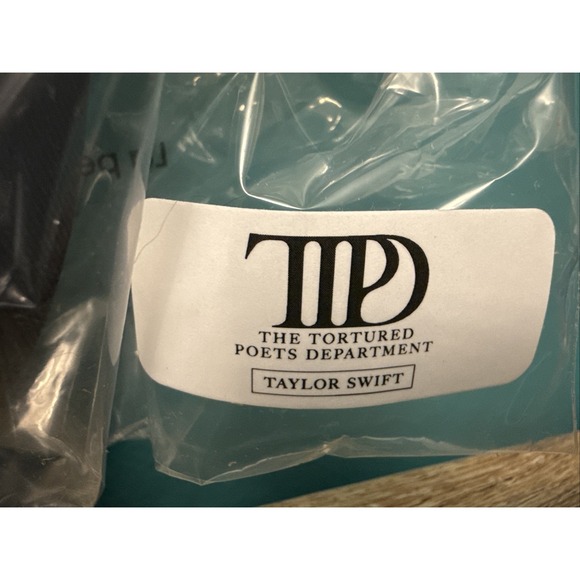 Taylor Swift Official TTPD Black Baseball Style Cap Hat NEW and SEALED - Picture 3 of 5